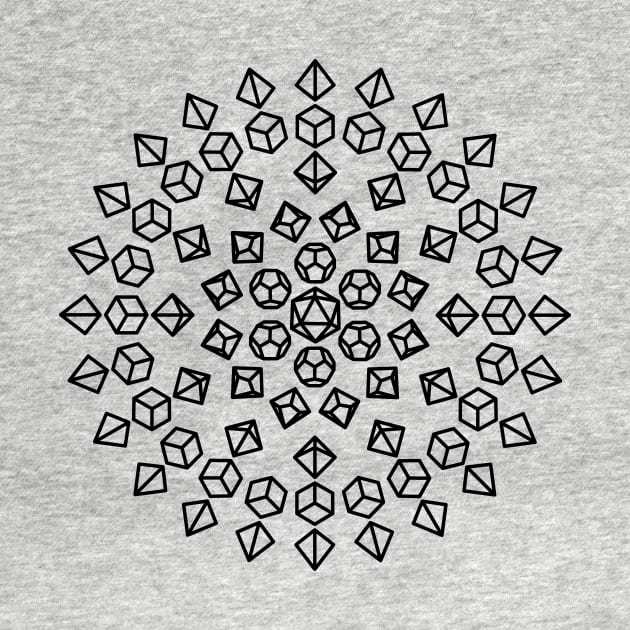 Mandala Polyhedral Dice by OfficialTeeDreams